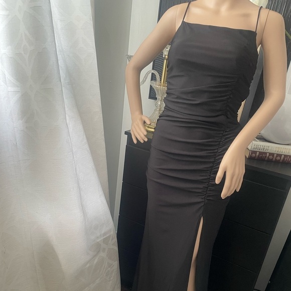 Lovely Day  Black Dress spaghetti strap S medium - Picture 3 of 8